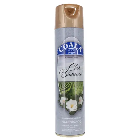 Odorizador Aerossol Coala Cha Branco 400ml 360-35