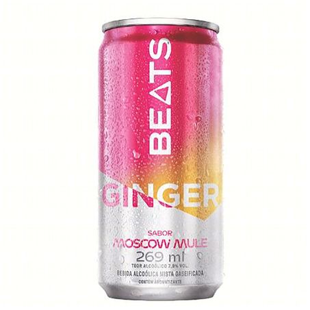 Bebida mista beats ginger moscow mule lata 269ml