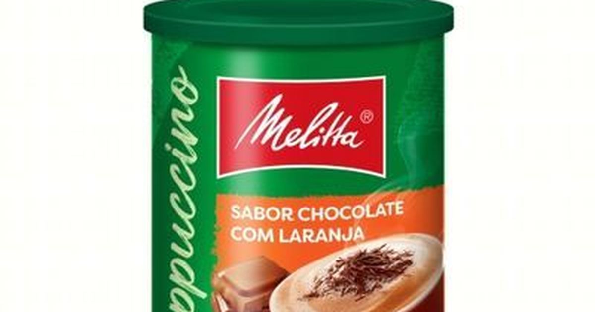 Cappuccino Solúvel Chocolate com Laranja Melitta Lata 200G