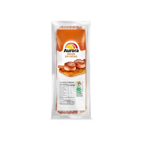 Bacon aurora fatias 500g