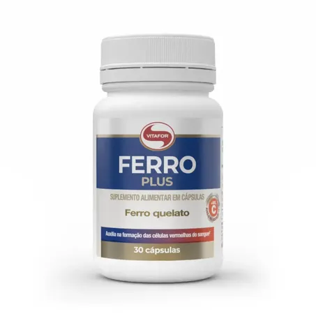 Suplemento alimentar vitafor 30cps ferro plus