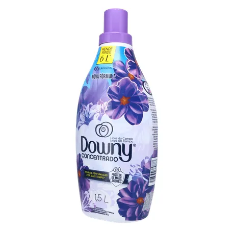 Amaciante de Roupas Concentrado Downy Lírios do Campo Frasco 1.5L 360-3