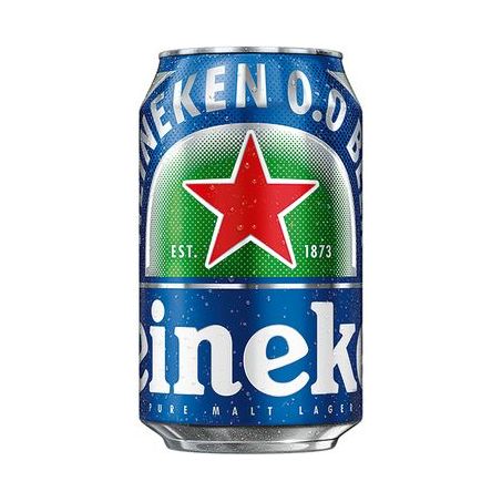 Cerveja Lager Heineken Premium  Puro Malte Sem Álcool Lata 350ml