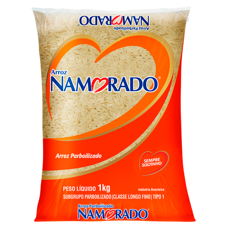 ARROZ NAMORADO PARBOILIZADO TP1 1KG