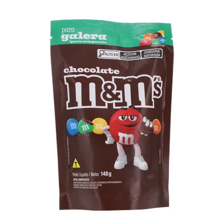 CHOC.M&MS 148G AO LEITE POUCH 360-35