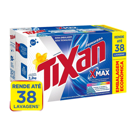 Sabão em Pó Tixan 2,2kg - Primavera
