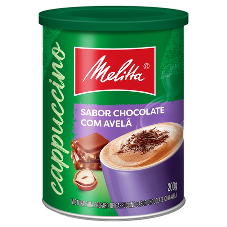 Cappuccino Melitta Chocolate Com Avelã 200G