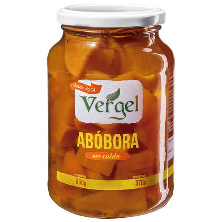 Compota vergel 400g abobora