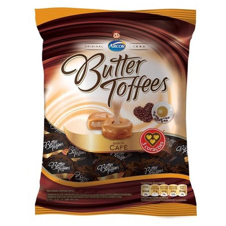 Bala butter toffes 130gr café