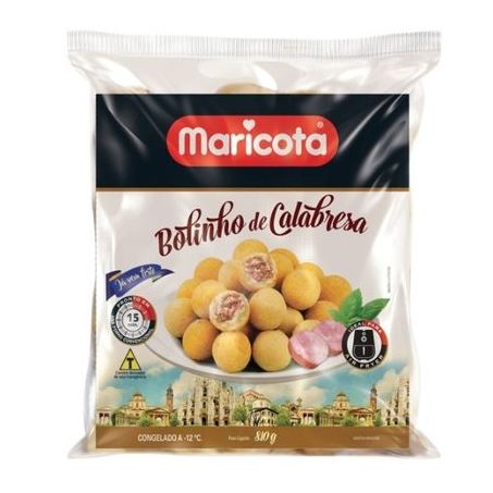 Bolinho Maricota Congelado Sabor Calabresa 420g