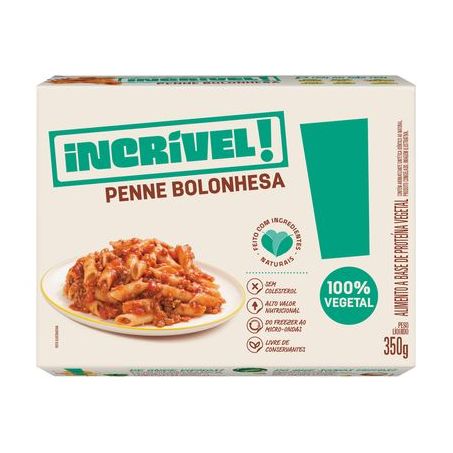 PENNE INCRIVEL VEGETAL BOLONHESA 350G