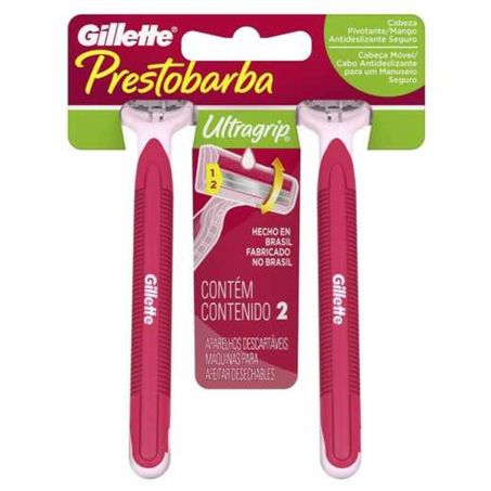 APARELHO BARB GILLETTE PRESTOBA FEMININO ULTRAGRI 02UN