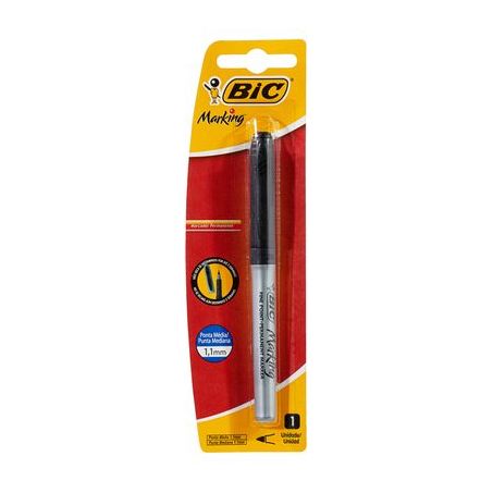 PINCEL BIC MARKING PERMANENTE PRETO P.FIN 1UN