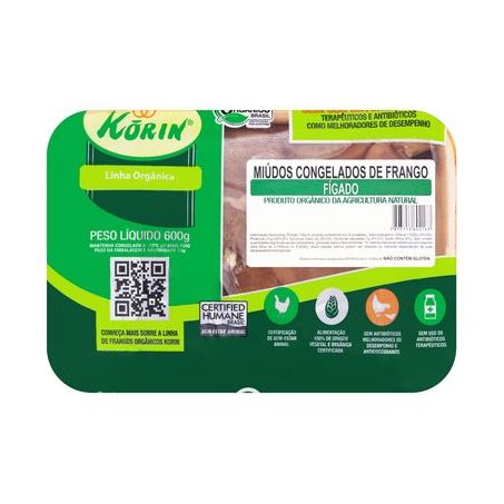 FIGADO ORGANICO KORIN 600G