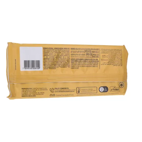 CHOCOLATE BARRA DIVINE DIVINUT S/ GLÚTEN 70G 360-16