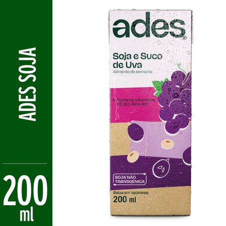 BEBIDA ADES UVA 200ML