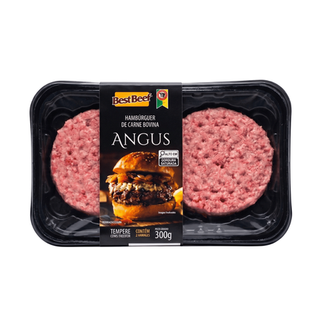 Hambúrguer bovino angus Best Beef 300g