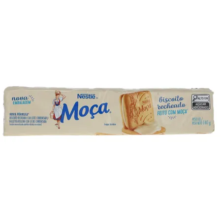 Biscoito Recheado Moça 140g 360-35