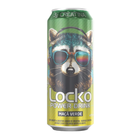 BEBIDA POWER DRINK LOCKO MAÇÃ VERDE 473ML