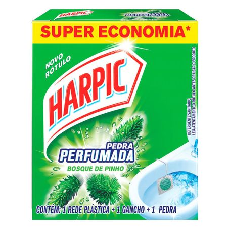 Desinfetante harpic pedra pinho 25g