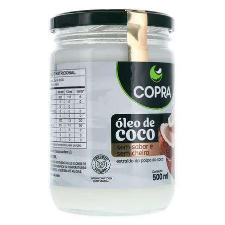 Óleo de Coco Sem Sabor Copra 500ML 360-32