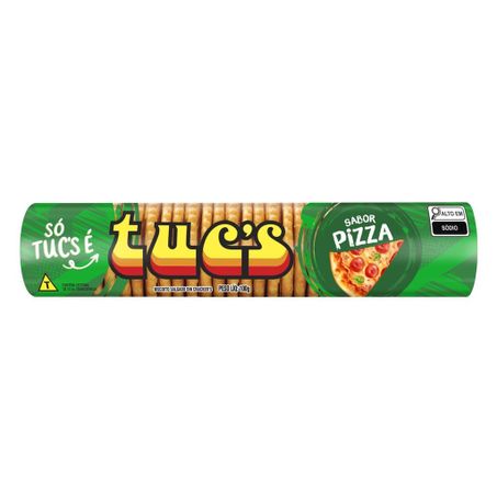 Biscoito salgado pizza tucs pacote 100g