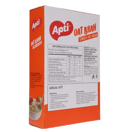 Farelo de Aveia Apti Oat Bran Caixa 150gr 360-14