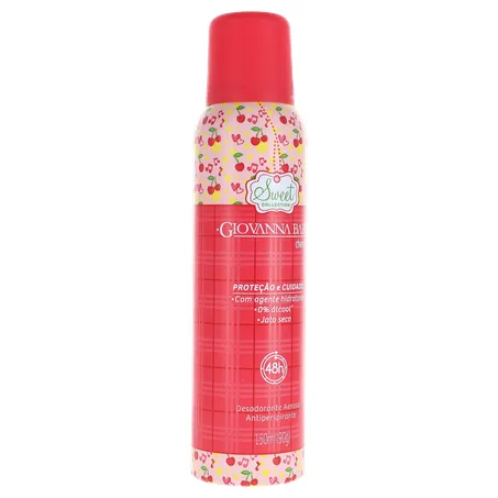Desodorante giovanna baby cherry feminino aerossol 150ml 360-33
