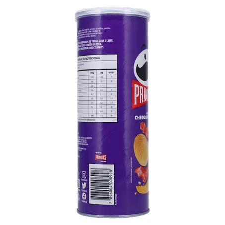 SALGADINHO PRINGLES CHEDAR BACON 105G 360-17