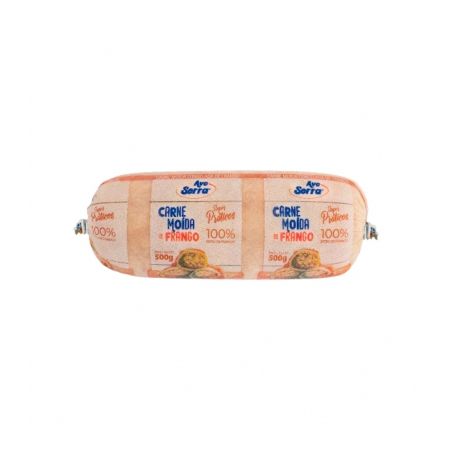 Carne moída frango congelada ave serra 500gr