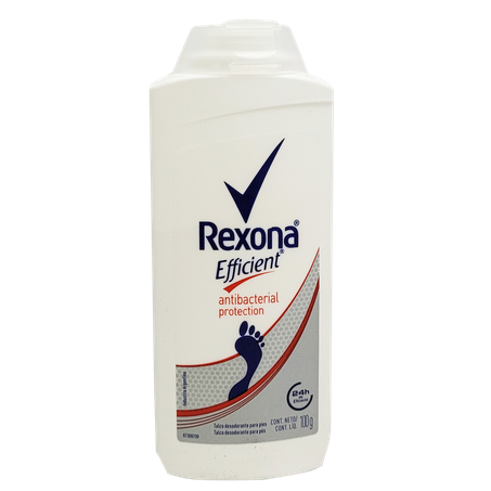 Talco Rexona P/Pes 100G Efficien.A.Bac.