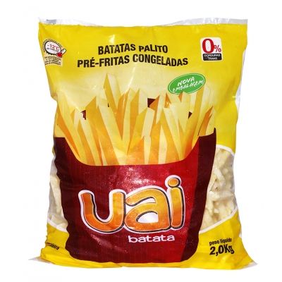 Batata palito pré frita uai 2kg