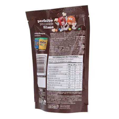CHOC.M&MS 148G AO LEITE POUCH 360-20