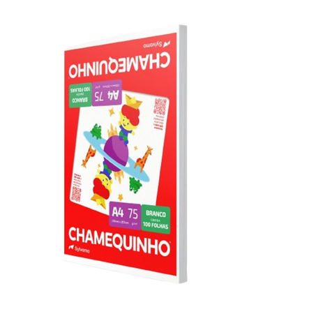 Papel A4 Chamequinho Com 100 Folhas