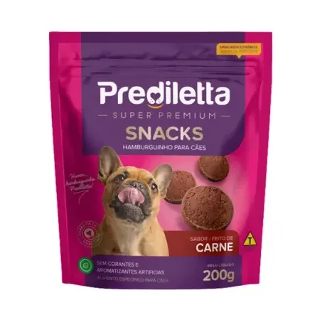 Petisco Caes Prediletta 200g Hamburguer