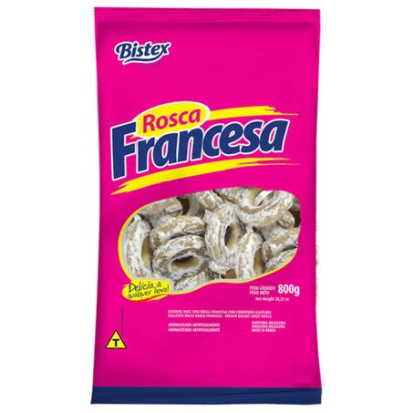 Biscoito rosca bistex 720g francesa