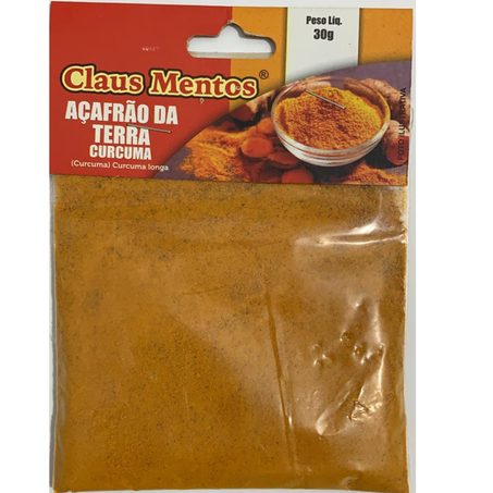 Acafrao da terra claus mentos 20gr curcum