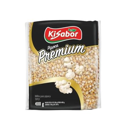 MILHO PIPOCA KISABOR 400G PREMIUM  CX 24.0