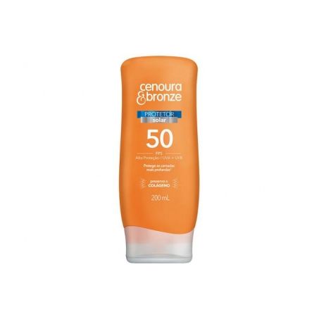 Protetor cenoura e bronze 200ml 50 fps