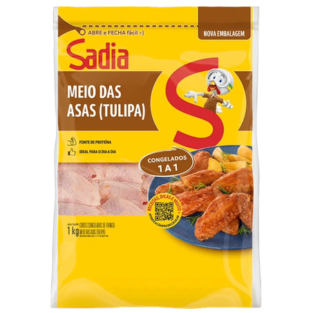 MEIO DA ASA TULIPA SADIA 1KG