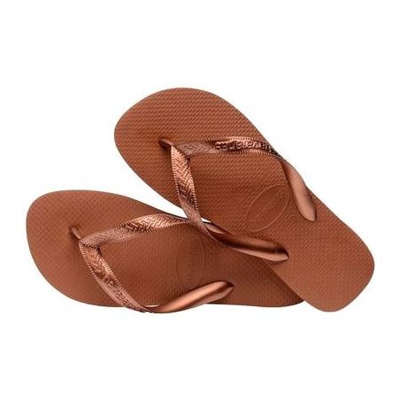 Chinelo havaianas top ferrugem metalico 43/4