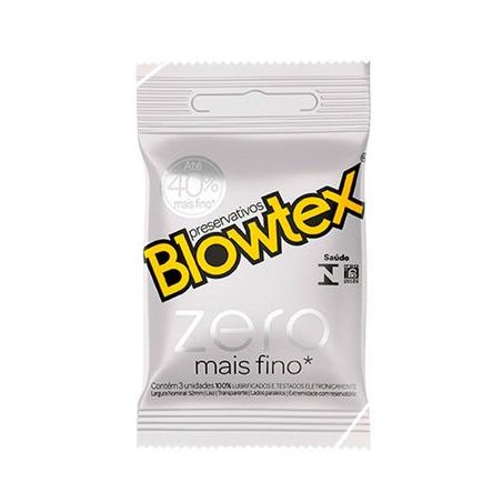 Preservativo Blowtex Zero Embalagem 3UN