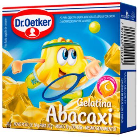 Gelatina dr oetker 20g abacaxi