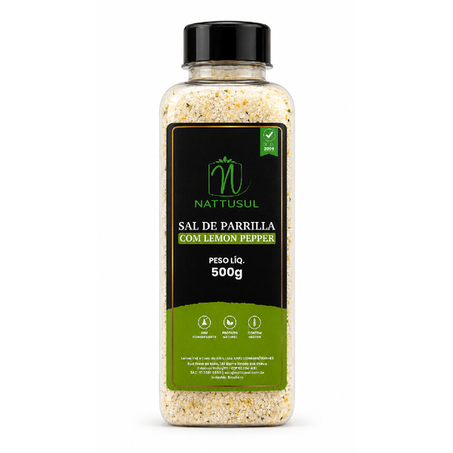 SAL DE PARRILLA NATTUSUL LEMON PEPPER 500G