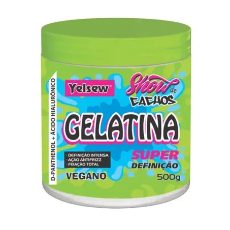 Gelatina Yelsew Show de Cachos Super Definição 500g