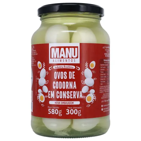 Ovos de codorna manu 300g 360-1