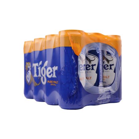 Cerveja Tiger Puro Malte Crystal Lata 350ml - Pacote com 12un - 4.2lt 360-9