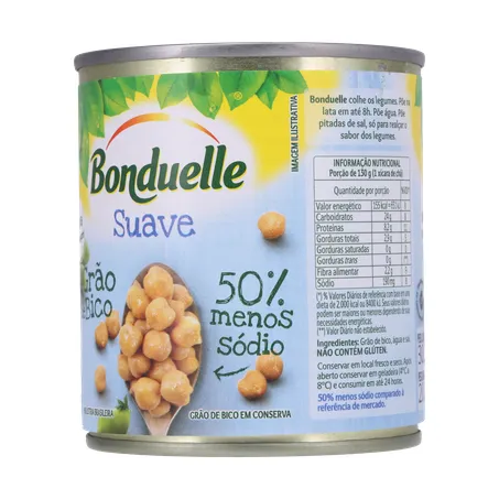 Grao de bico bonduelle suave lt200g 360-3