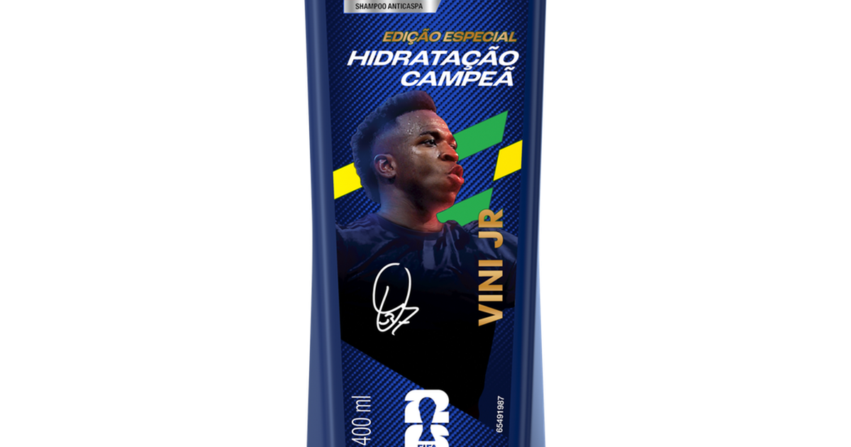 Shampoo Anticaspa Vini Jr. Clear Men Hidratação Campeã Frasco 400ml