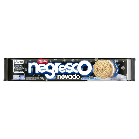 Biscoito Recheado Nestlé 90g - Negresco - Nevado